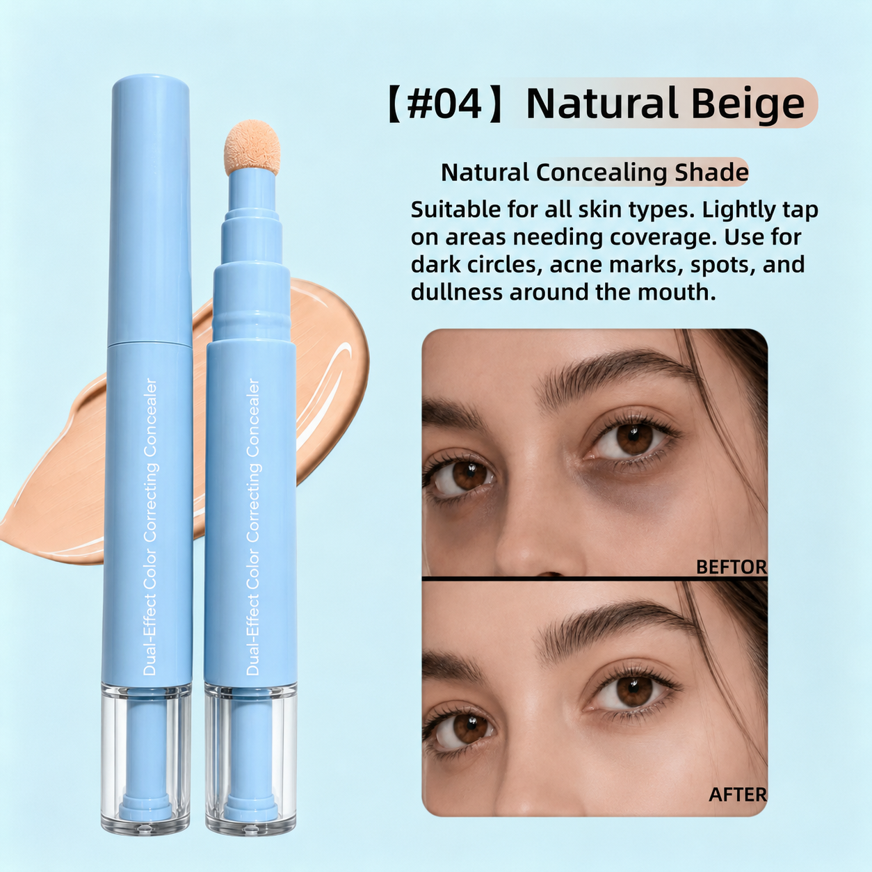 24H Full Coverage Color Correcting Concealer & Matte Pressed Powder