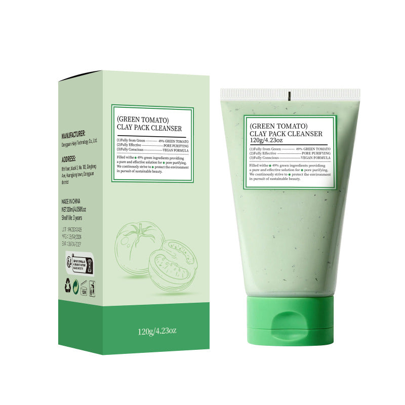 Green Tomato 2-in-1 Pore Cleansing Clay Mask & Cleanser
