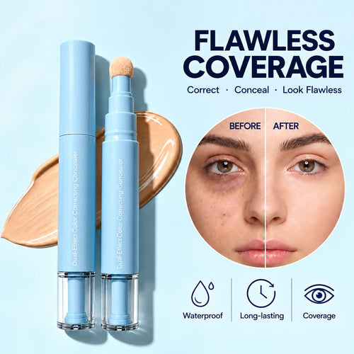 24H Full Coverage Color Correcting Concealer & Matte Pressed Powder