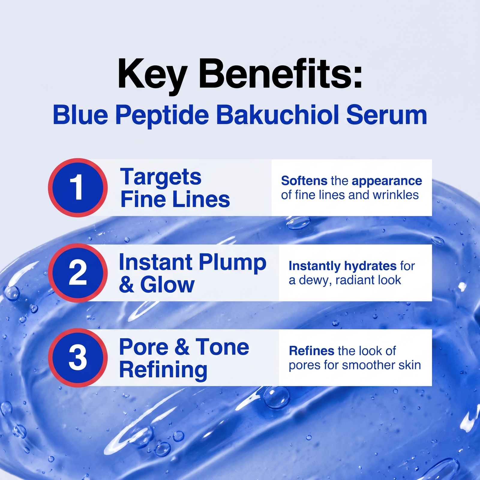 Blue Peptide Bakuchiol Plump Glow Serum