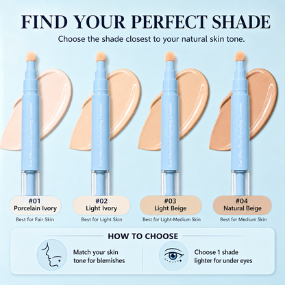 24H Full Coverage Color Correcting Concealer & Matte Pressed Powder