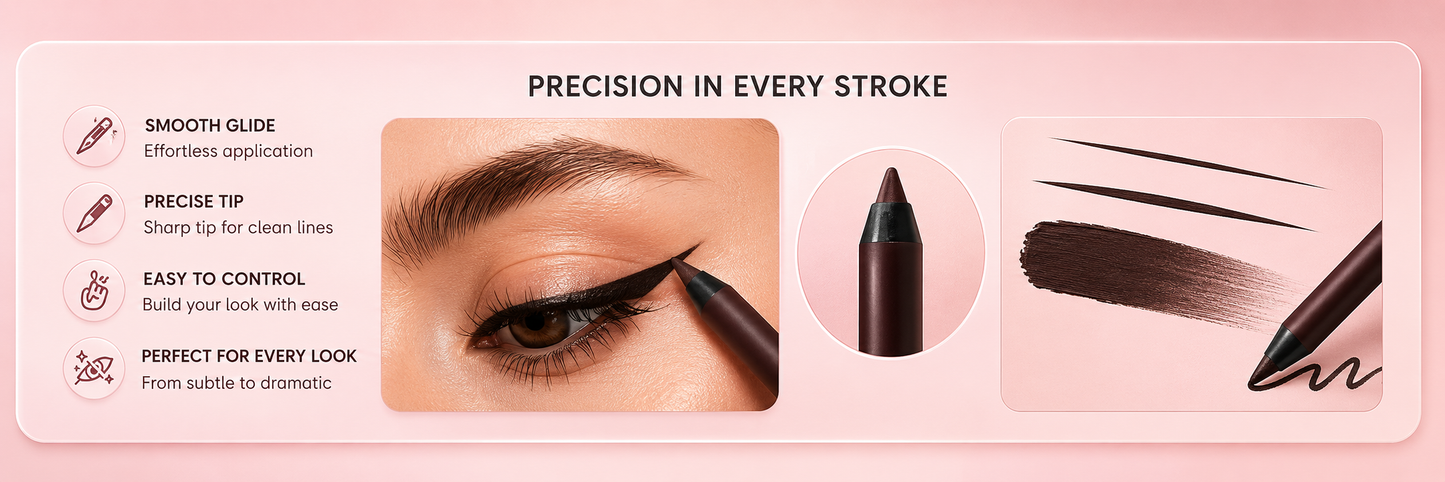 LAST DAY - BUY 1 GET 1 FREE💜24HR Waterproof Eyeliner — Day to Night Wear