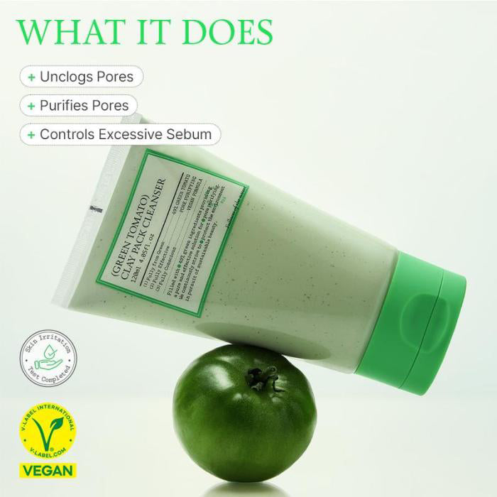 Green Tomato 2-in-1 Pore Cleansing Clay Mask & Cleanser