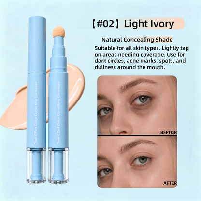 24H Full Coverage Color Correcting Concealer & Matte Pressed Powder